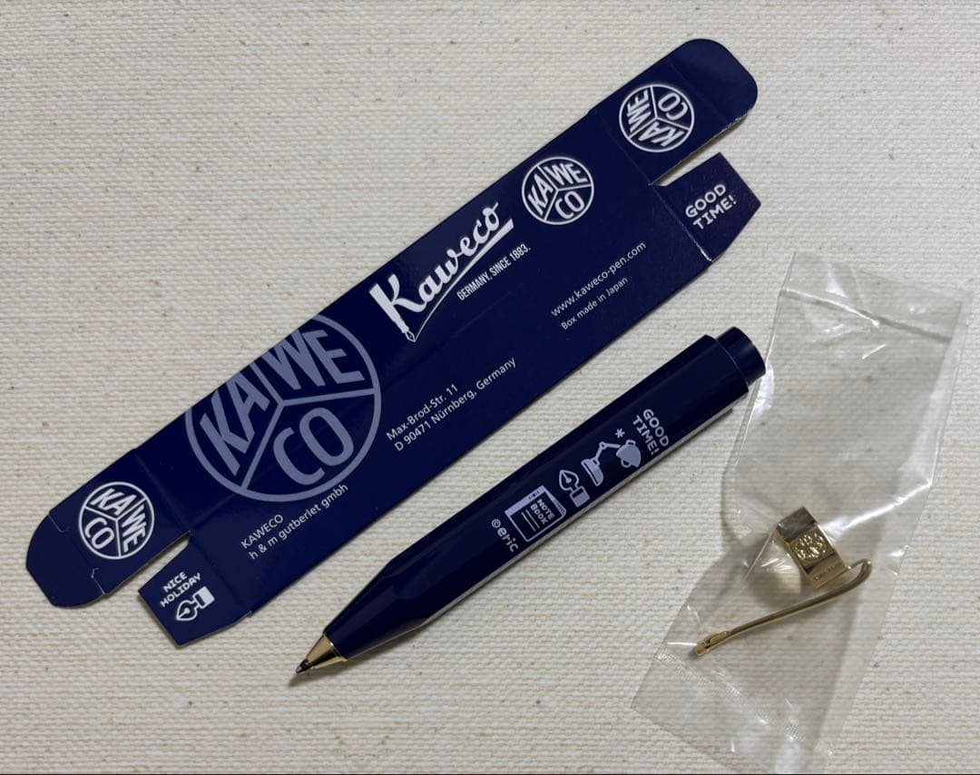 ボールペン Kaweco×eric コラボレーション クラシック ネイビー