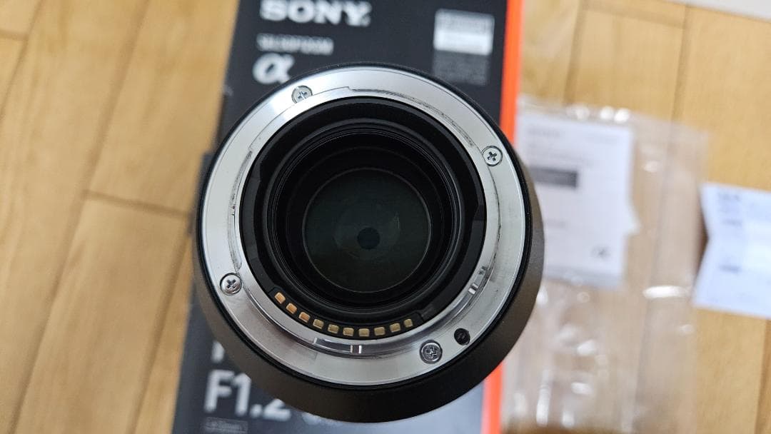 SONY FE 50mm F1.2 GM レンズ（プロテクターレンズ付き）