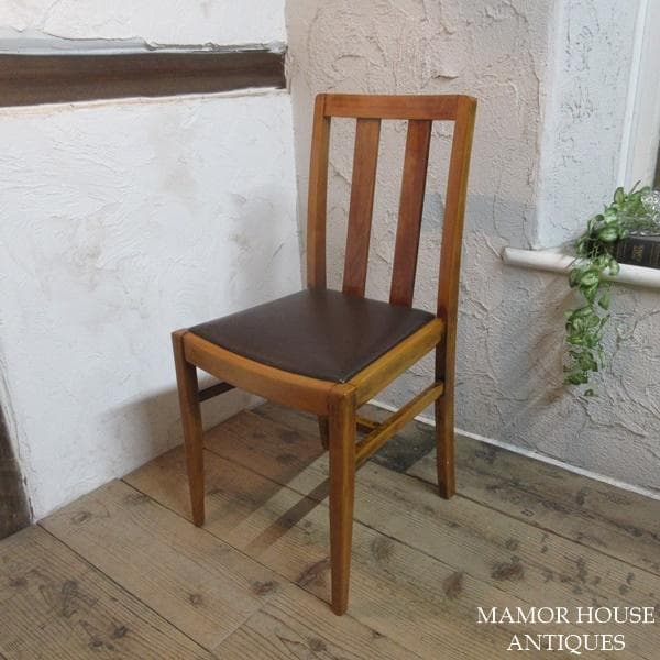 イギリス アンティーク 家具 ダイニングチェア 椅子 イス 店舗什器 4891d