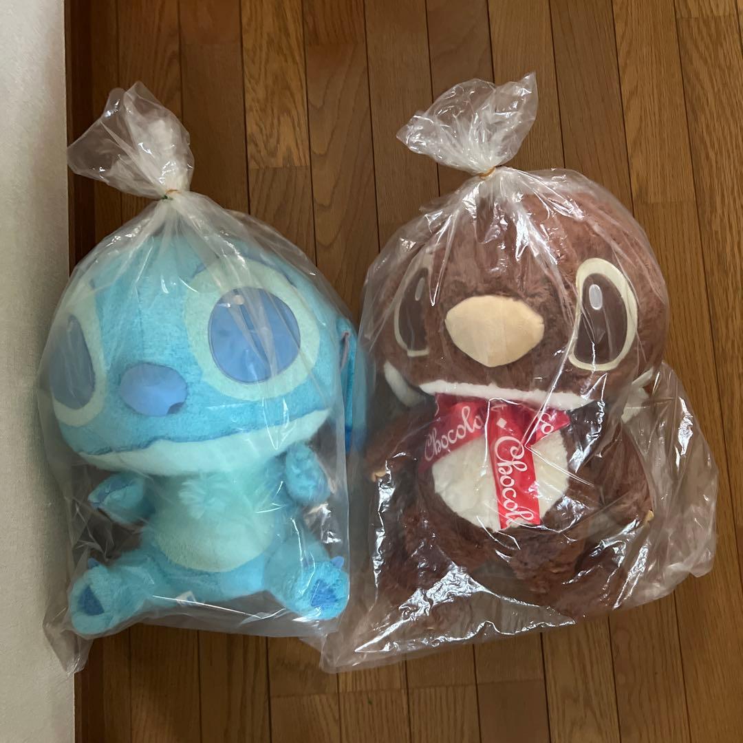 ステッチぬいぐるみ⭐︎各2種類⭐︎ブラウン＆ブルー⭐︎タグ付き