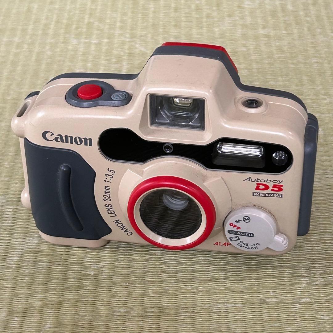 Canon Autoboy D5 PANORAMA 水中カメラ 通電確認済