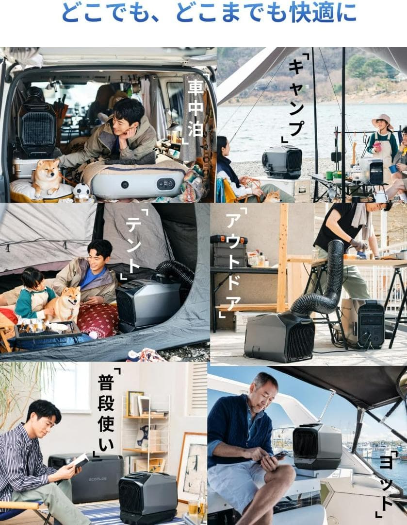 新品 EcoFlow WAVE 3 ポータブルエアコン 専用エクストラバッテリー