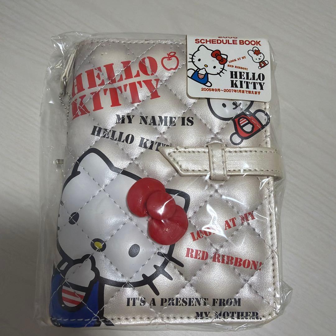 【激レア】HELLO KITTY スケジュール帳 キルティング　ハローキティ
