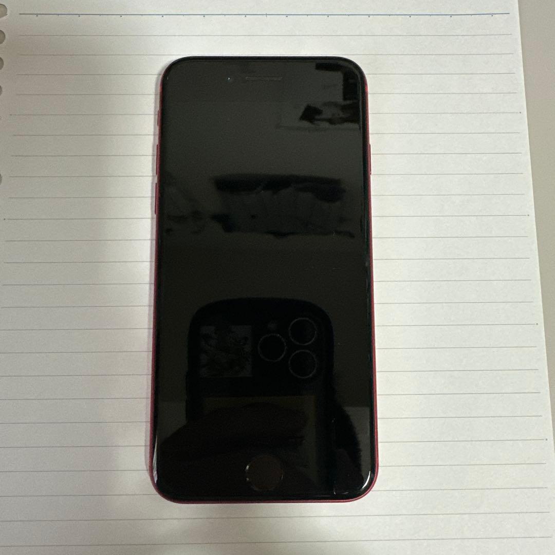 超美品‼️iPhone SE 第2世代 SIMフリー版64GB レッド おまけ付き