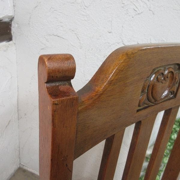 イギリス アンティーク 家具 ダイニングチェア 張りぐるみ椅子 英国 4108d