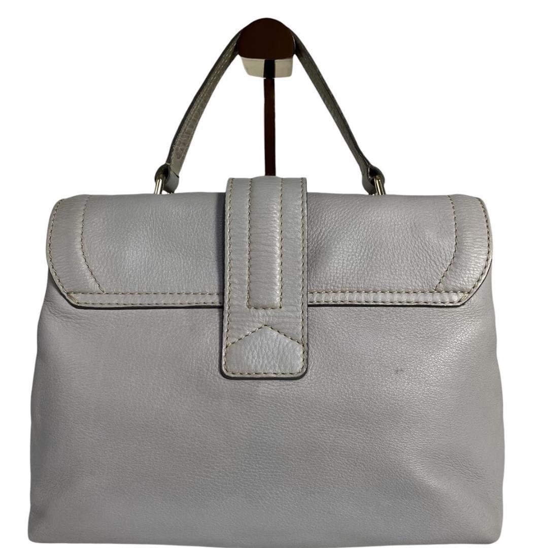 美品　トッズ　2way ショルダーバッグ　トートバッグ　斜め掛け　本革　レザー