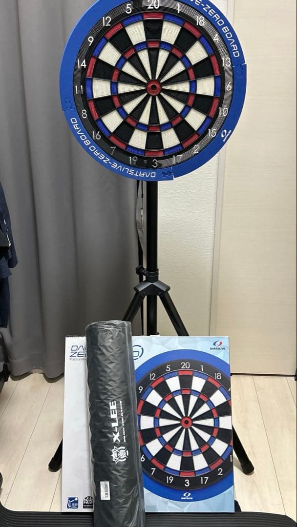 DARTSLIVE-ZERO BOARD ダーツボード＋専用スタンド＋マット付き