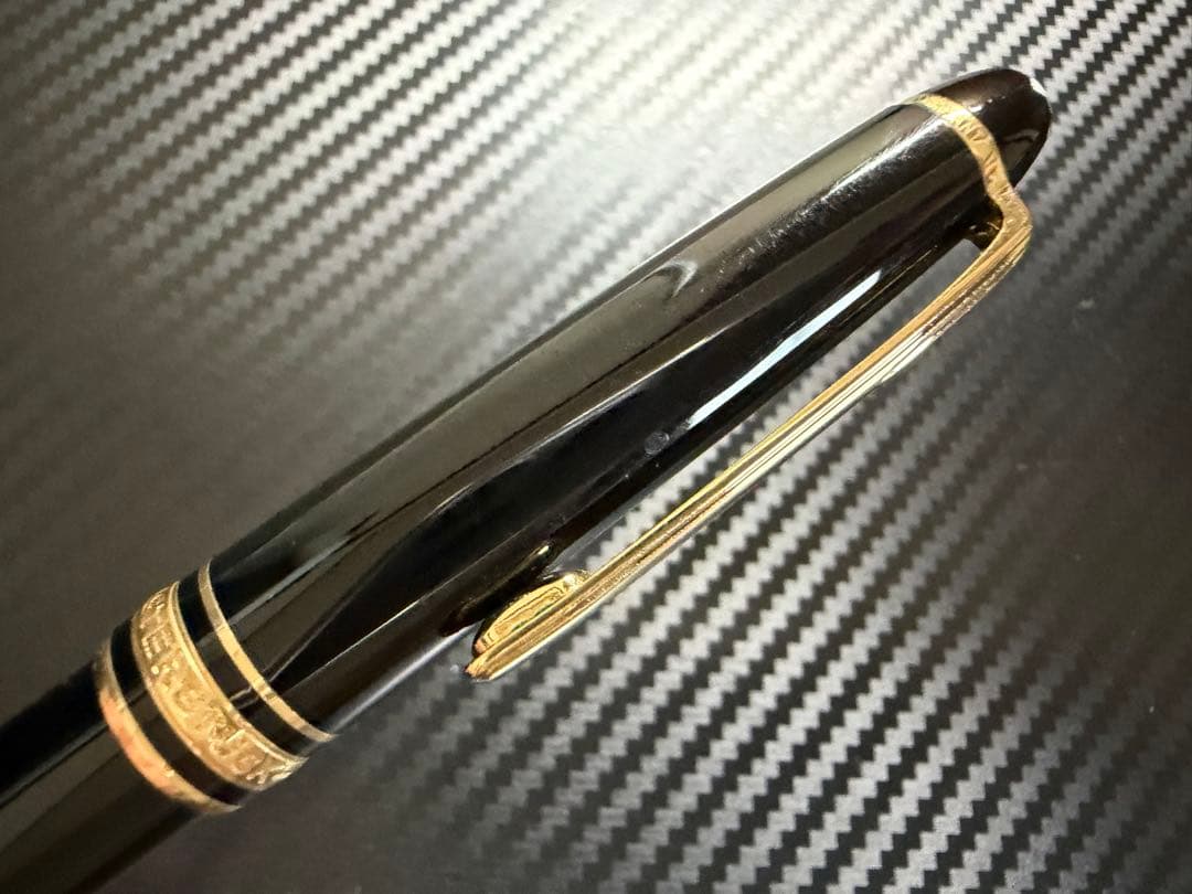 極美品 モンブラン マイスターシュテュック 144 ブラック 中白 F 万年筆