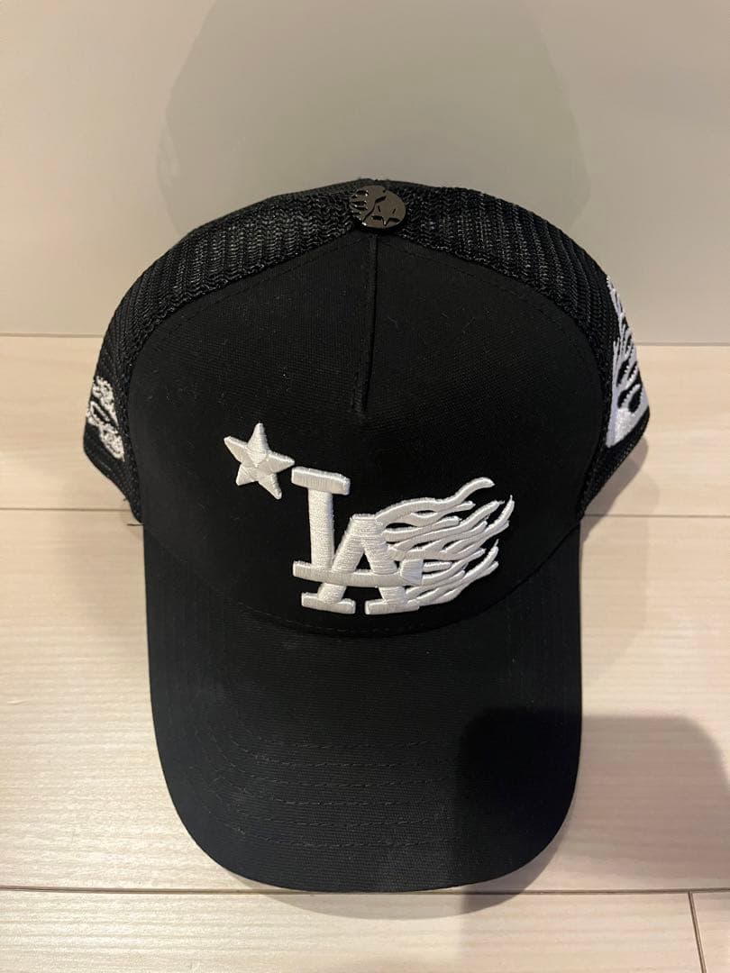 希少 海外限定 HELLSTAR LA BLACK SNAP BACK CAP