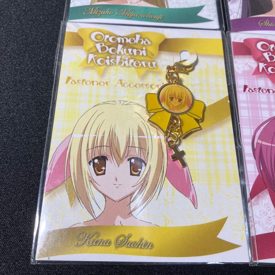 ファスナーアクセサリー　4種類セット　未開封品 「乙女はお姉さまに恋してる」