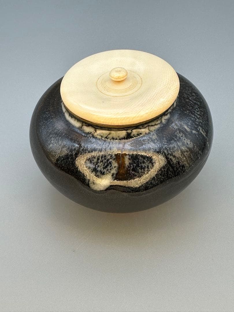 茶道具　茶入　宮川香雲　大海