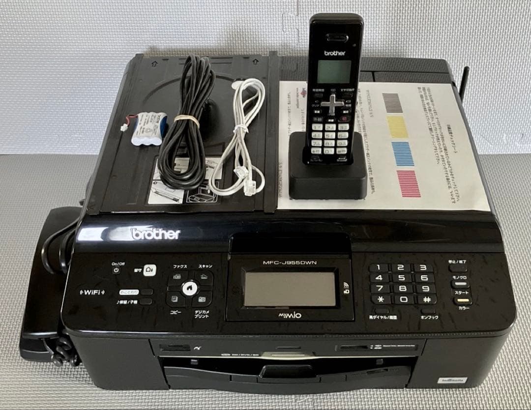 ★快調作動 ブラザー複合機 MFC-J955DN 純正インク&子機 整備清掃消毒