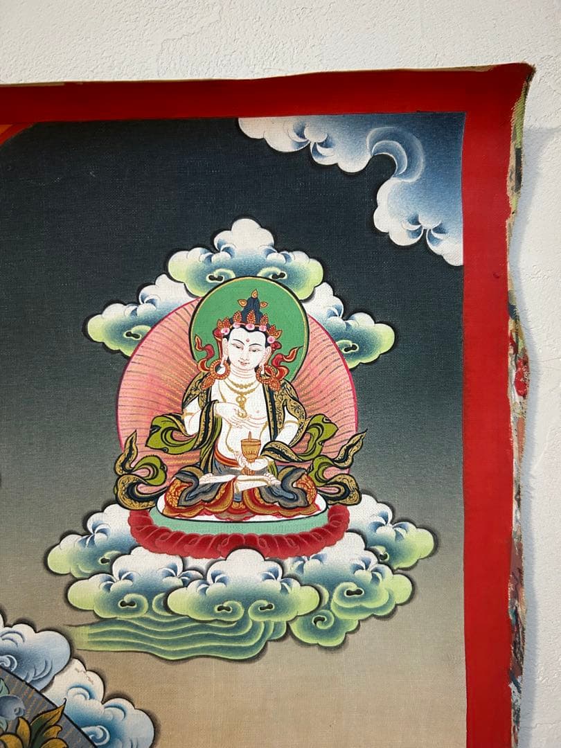 ☆一点物☆ ネパールのオリジナル手描きグリーンターラ