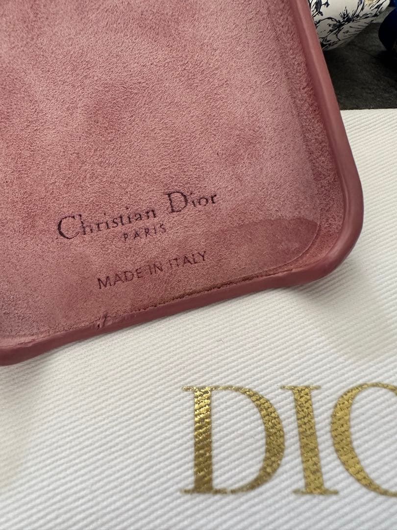 Christian Dior キルティングiPhone14Proケース