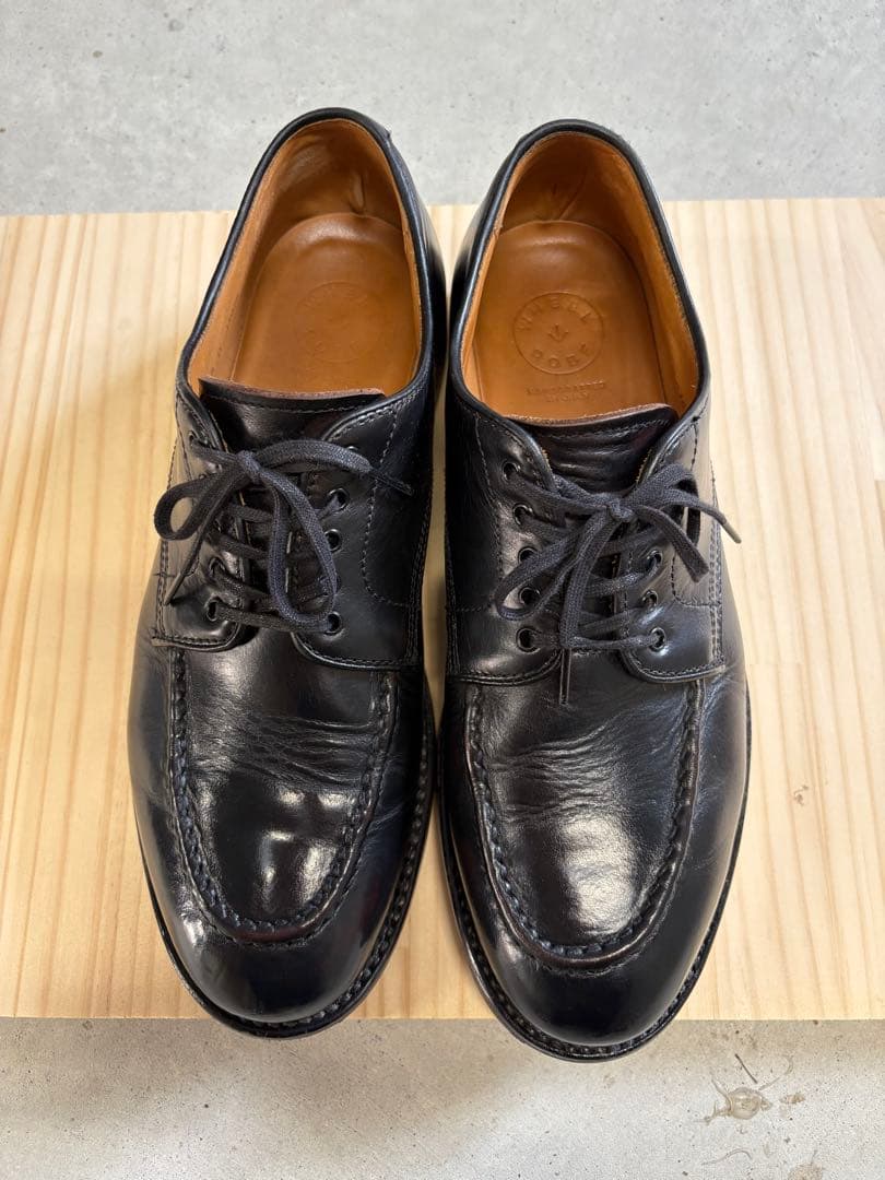 WHEEL ROBE ヘビーステッチングモックトゥ 8D ブラック