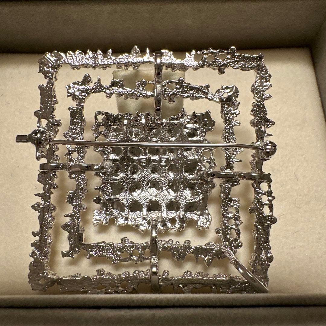 TASAKI　田崎真珠パール シルバー ブローチ