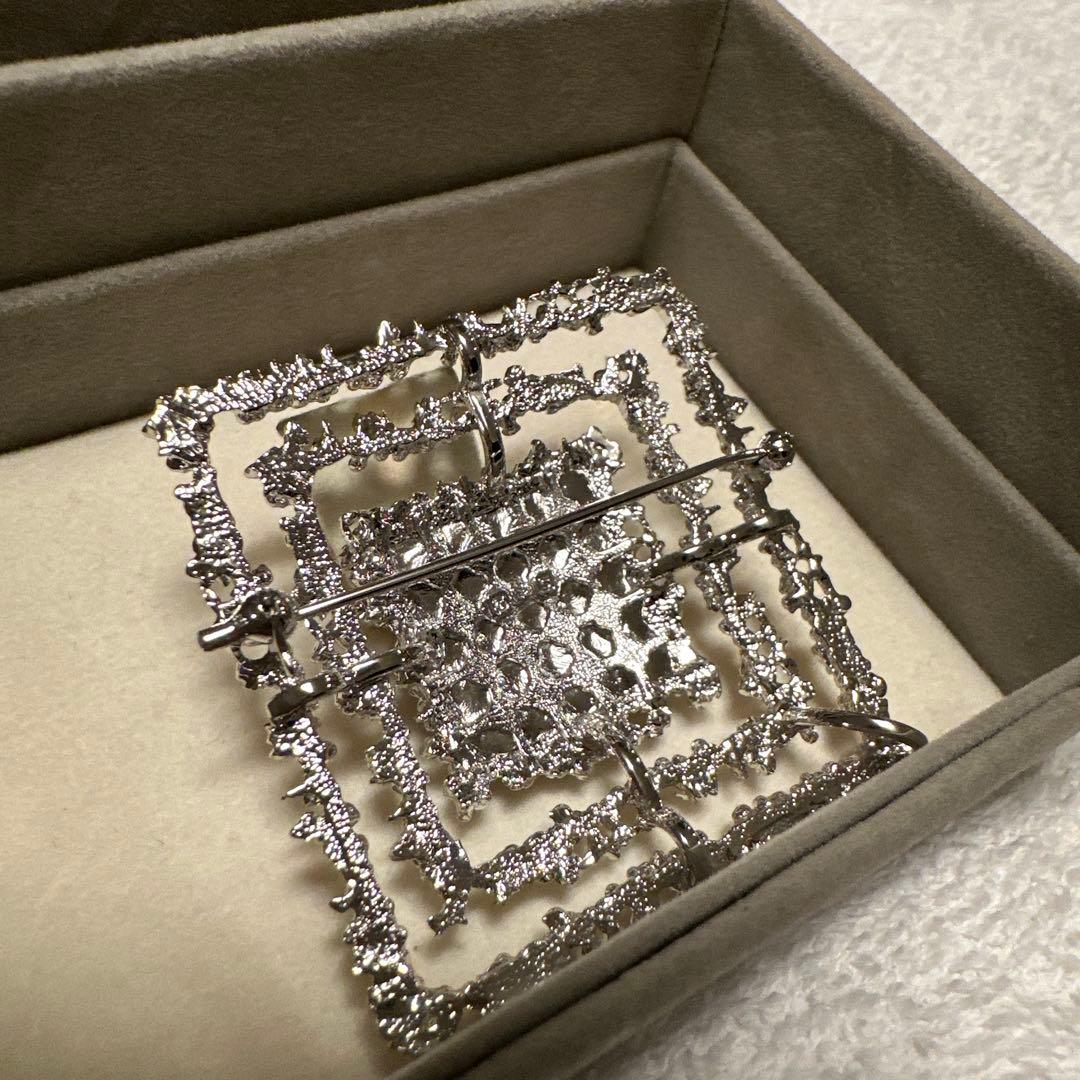 TASAKI　田崎真珠パール シルバー ブローチ