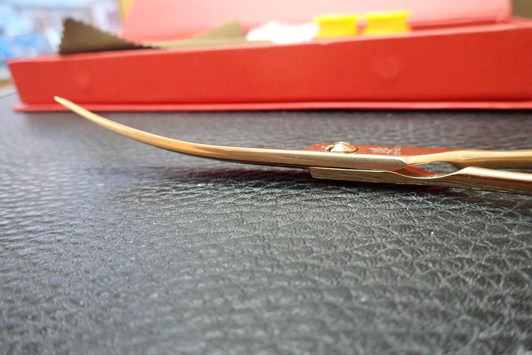 ★年末セール中★Fenice製★ギザ刃カーブシザー★6.5インチ★１０％OFF★