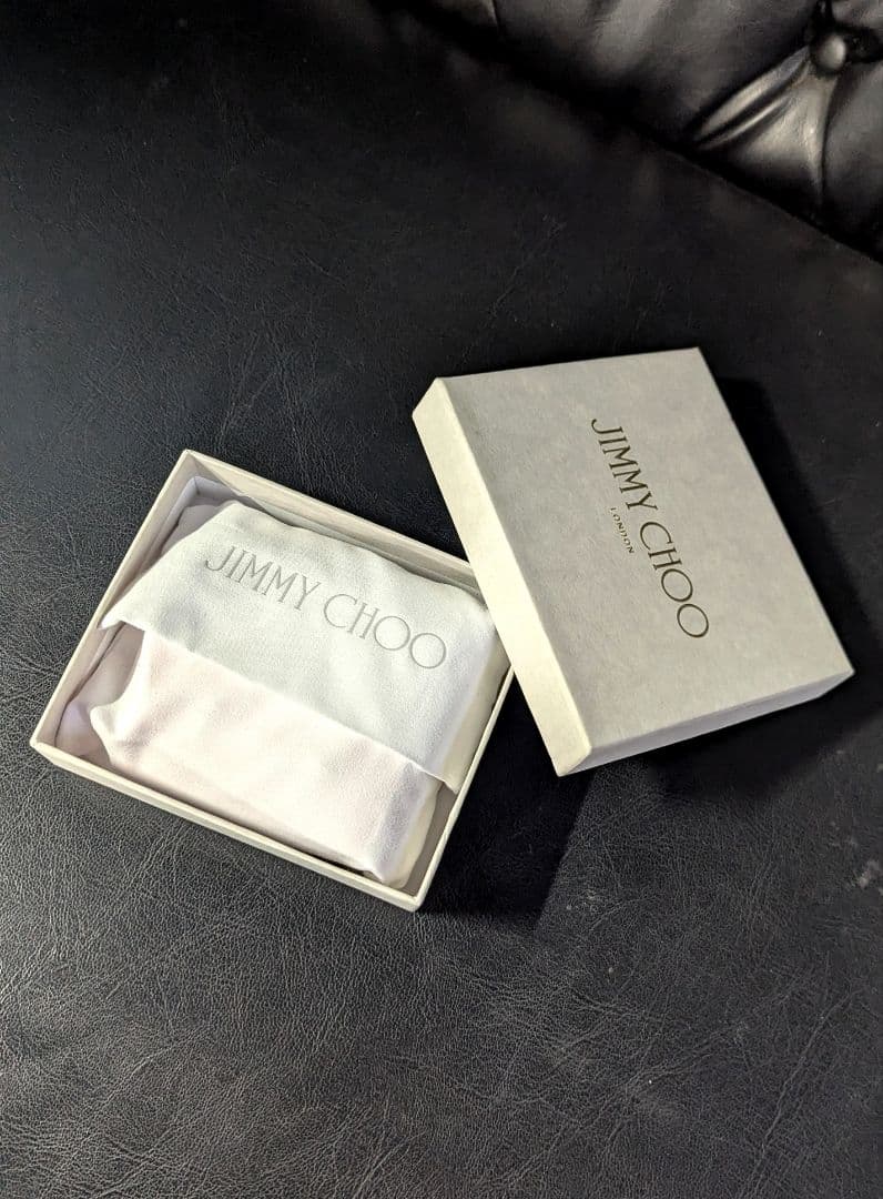 未使用 ジミーチュウ JIMMY CHOO ケース ピンクレザー 小銭入れ