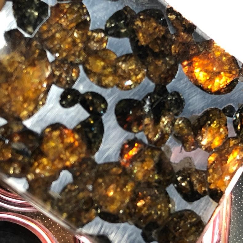 M*0様 パラサイト隕石 隕石　石鉄隕石　セリコ隕石 重さ約16ｇ　共箱