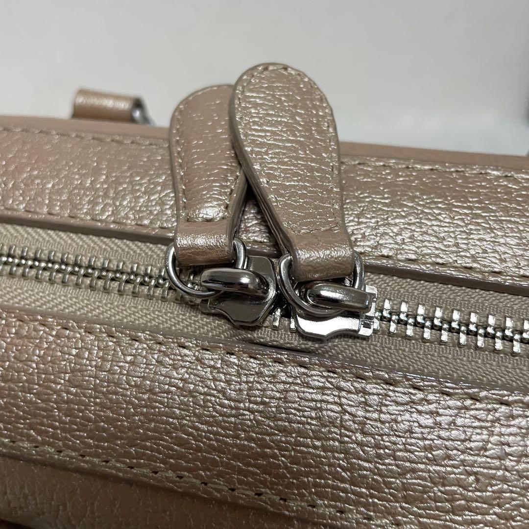 ⭐️未使用⭐️ 土屋鞄製造所　オペラバッグ　ハンドバッグ　シャンパンゴールド