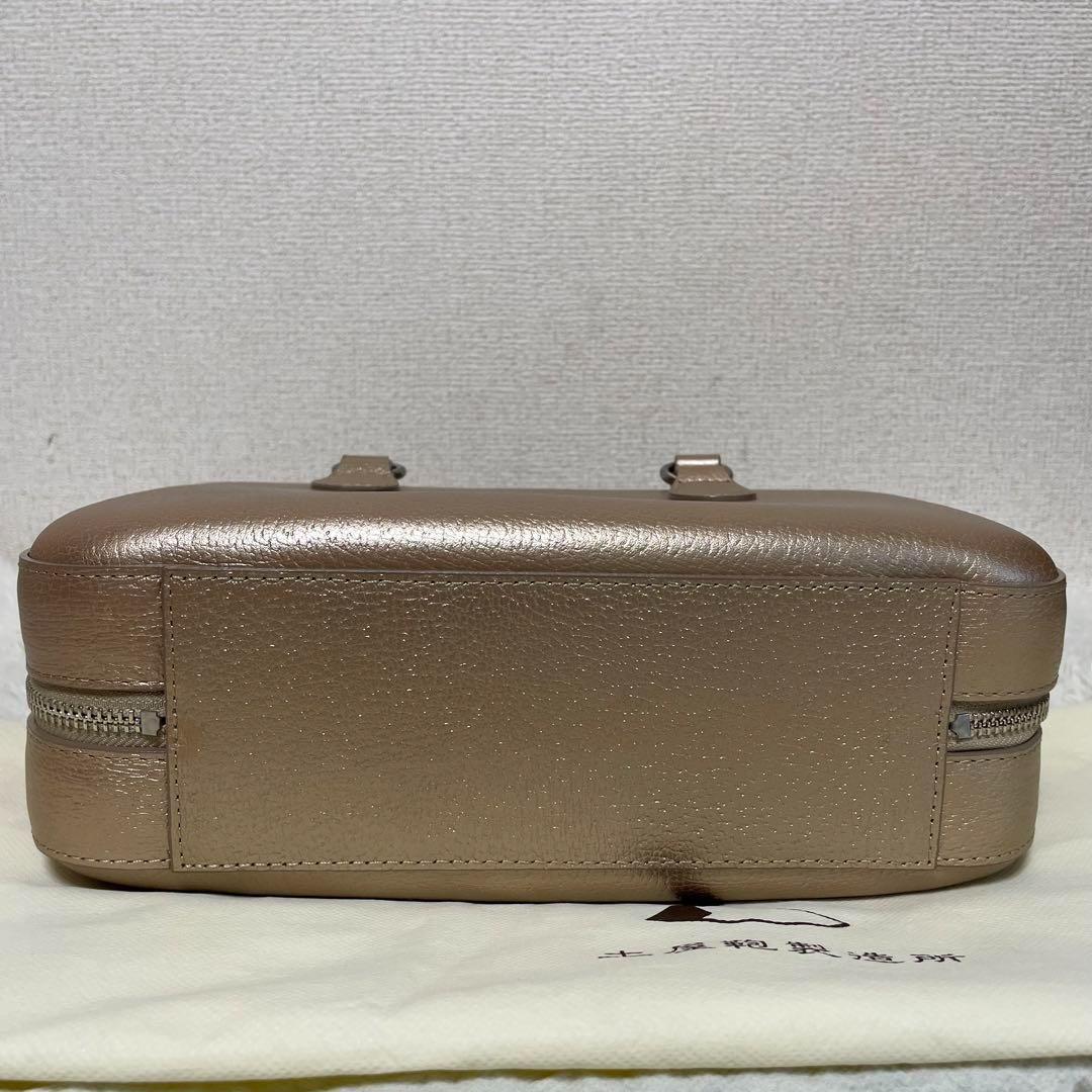 ⭐️未使用⭐️ 土屋鞄製造所　オペラバッグ　ハンドバッグ　シャンパンゴールド