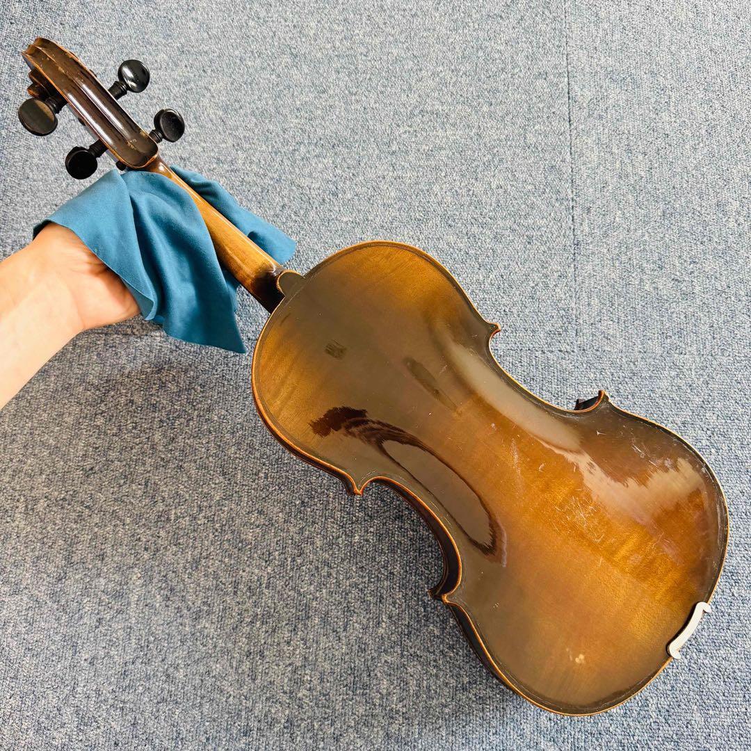 【試奏動画あり】ストラディバリウスラベル バイオリン H4刻印【弓・ケース付】
