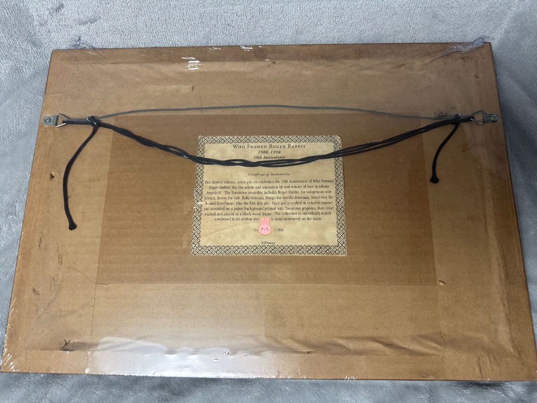 ロジャーラビット 10周年記念 ピンバッジコレクション 証明書付き ディズニー