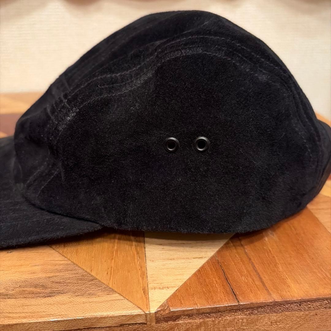 エンダースキーマ　ジェットキャップ　ブラック　スウェード