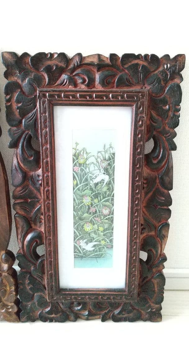 新品★バリ島 ウブド★絵画セット★額縁★フレーム ラグジュアリーリゾート