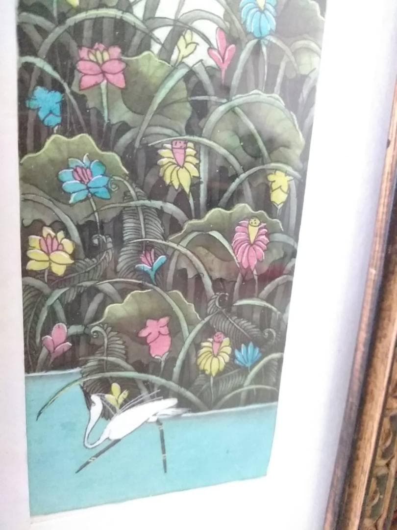 新品★バリ島 ウブド★絵画セット★額縁★フレーム ラグジュアリーリゾート