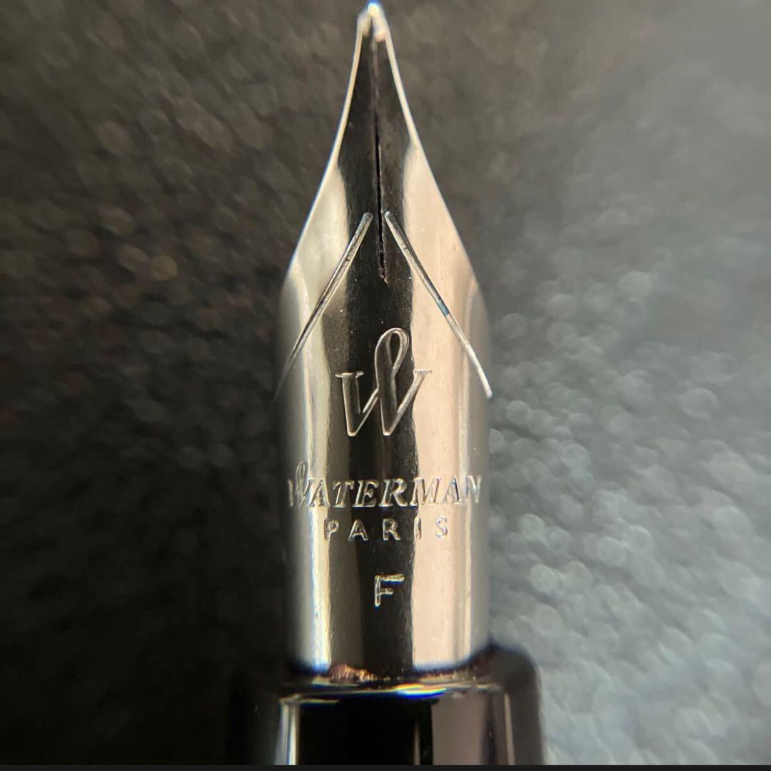 Waterman 万年筆 Fペン先＋インク付