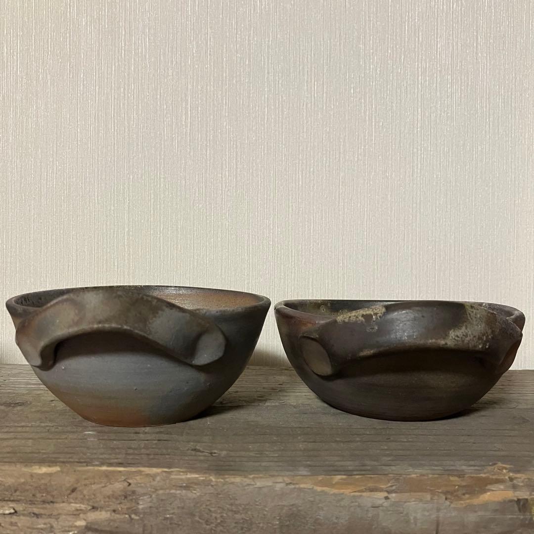 備前焼　スープマグ　マグカップ　2点セット