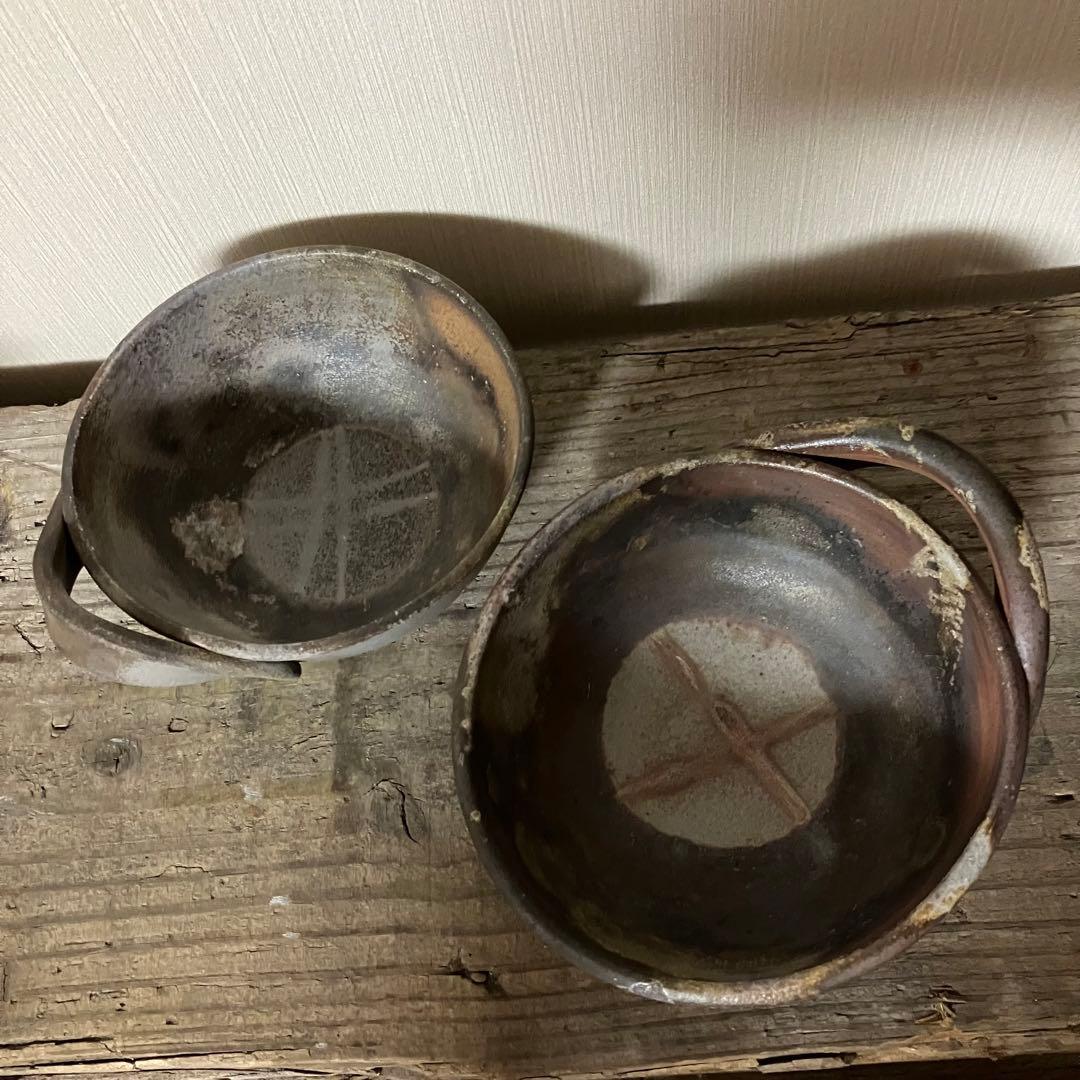 備前焼　スープマグ　マグカップ　2点セット