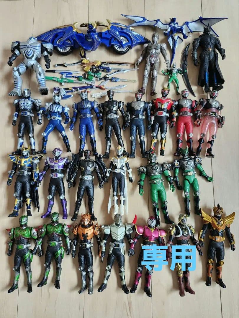 仮面ライダーソフビ フィギュアまとめてセットHardi