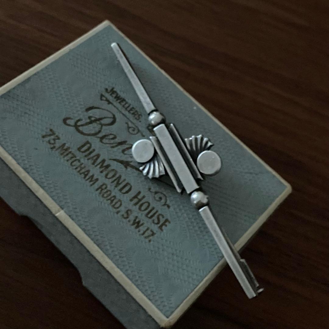 希少  #221B ブローチ シルバー 北欧　ヴィンテージ