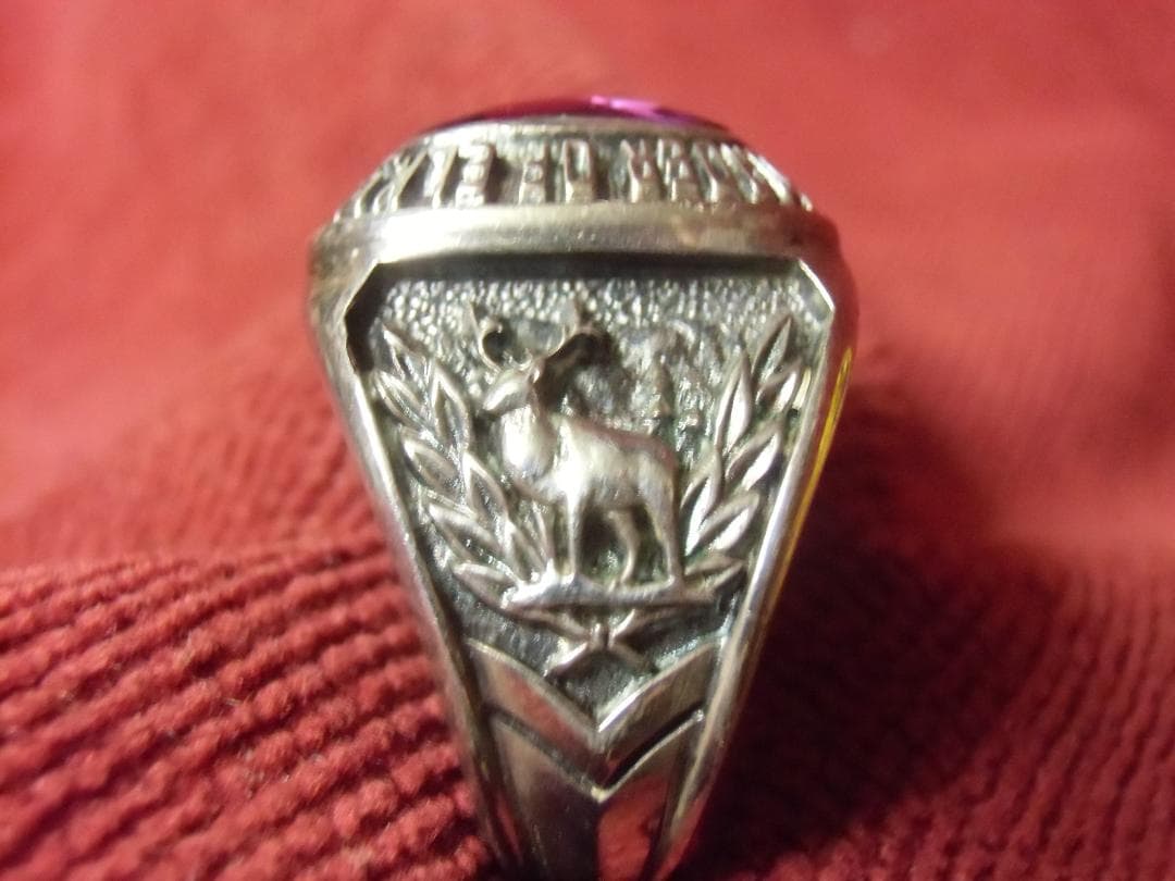 ★アメリカ＊結社＊Ｂ・Ｐ・Ｏ・Ｅパッチ＆９２５銀製リング＊２２号（実物）