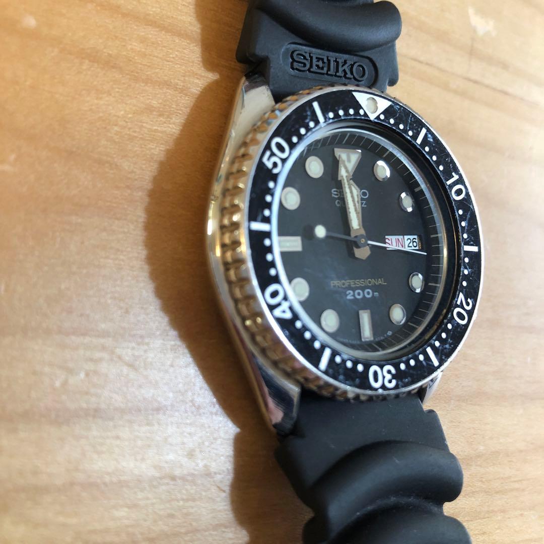'80s日本製 SEIKO ダイバーズ腕時計 200m防水