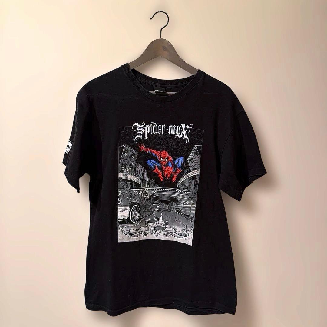 【激レア】Stussy × MARVEL スパイダーマン Tシャツ　M