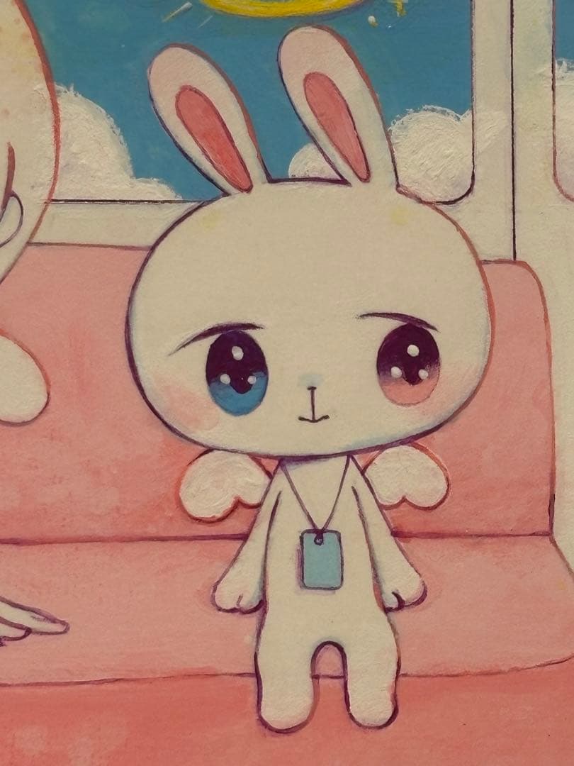 zukky 【1泊２日 天国の旅】 原画 初期作品 現代アート 直筆サイン入り