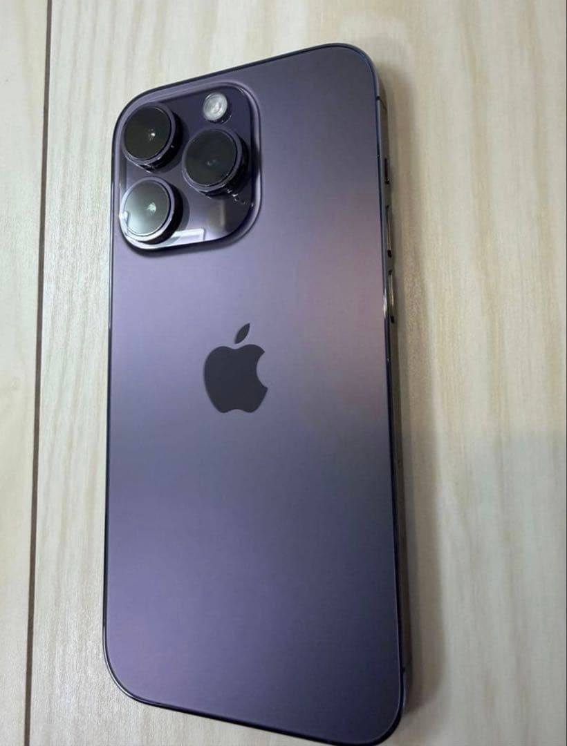 【超美品】 iPhone 14 Pro ディープパープ 128GB 電池良好