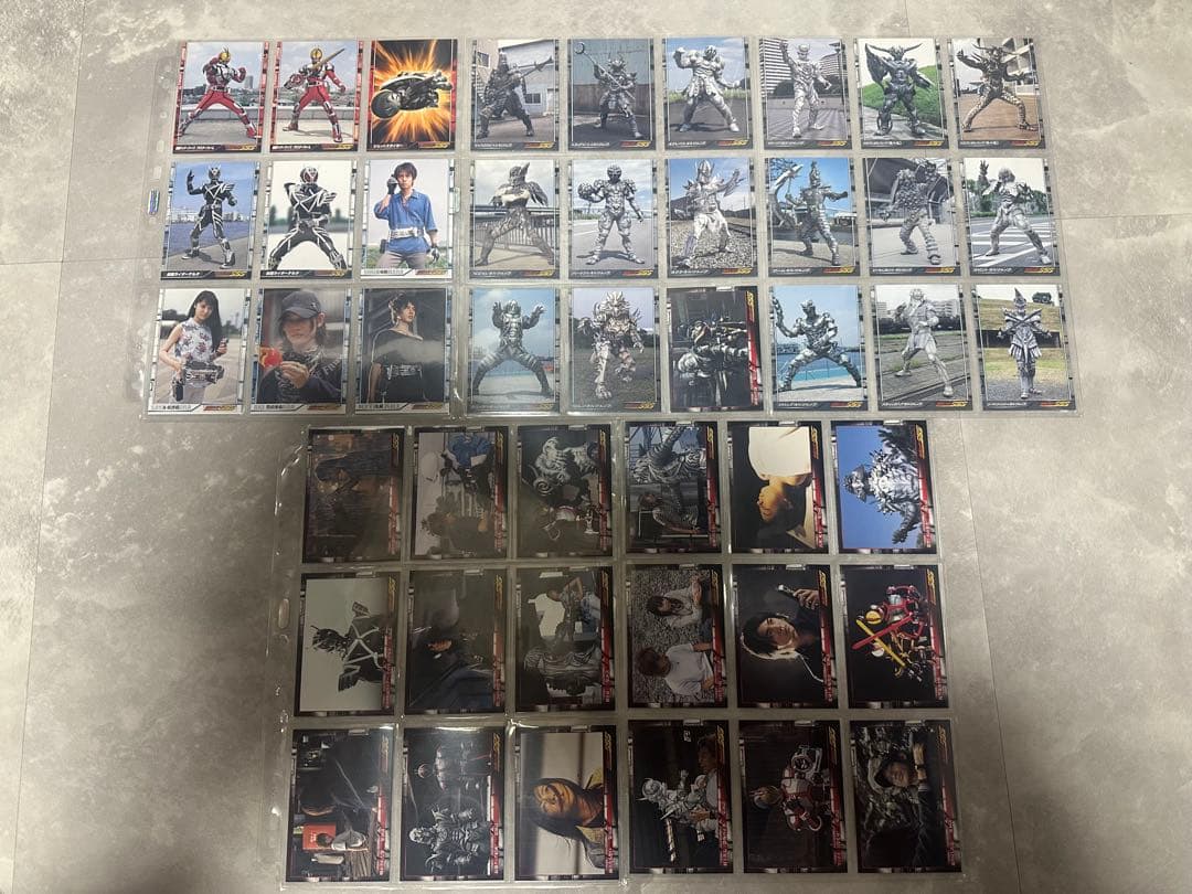 仮面ライダー555トレーディングカードTV版フルセット木場勇治役直筆サインカード