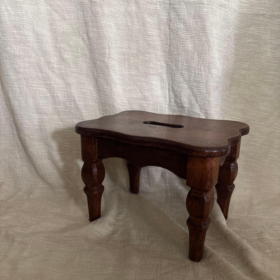 フランスアンティーク 腰掛け 花台