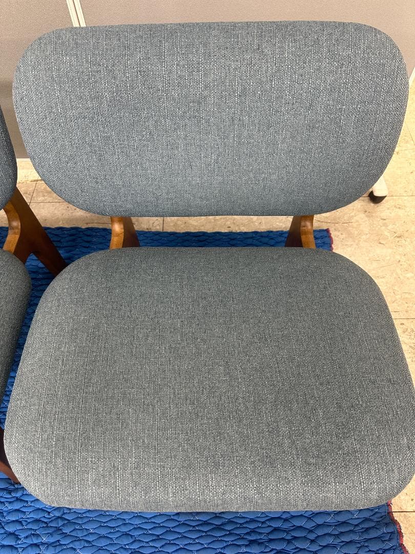 ニトリ ダイニングテーブルセット イス2脚 リラックスワイド ブラウン