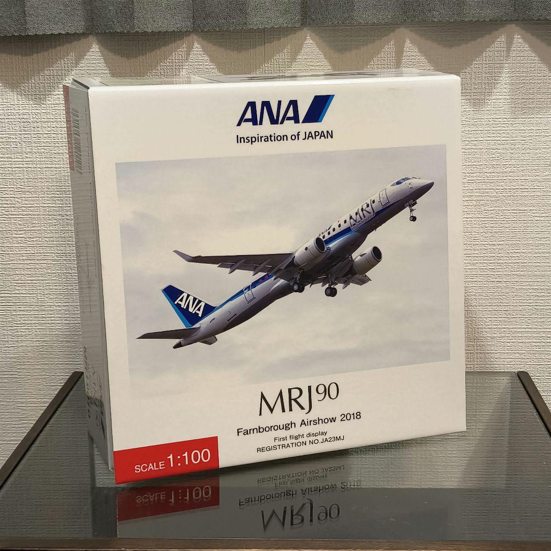 【レア】全日空商事 ANA MRJ90 1:100 スケールモデル