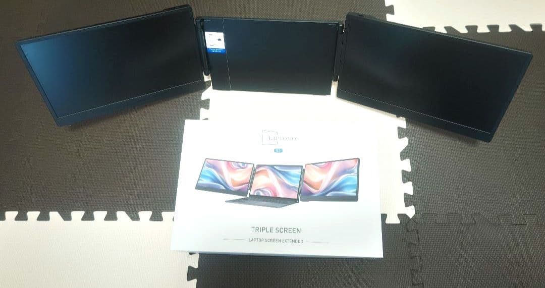 Laptomo デュアル ディスプレイ ダブル モニター 14インチ