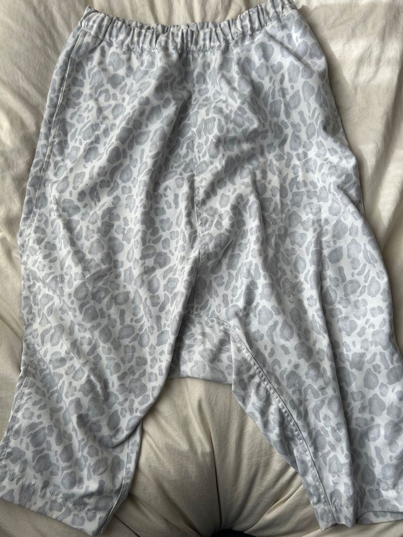 BLACK COMME des GARCONSレオパード サルエルパンツ L