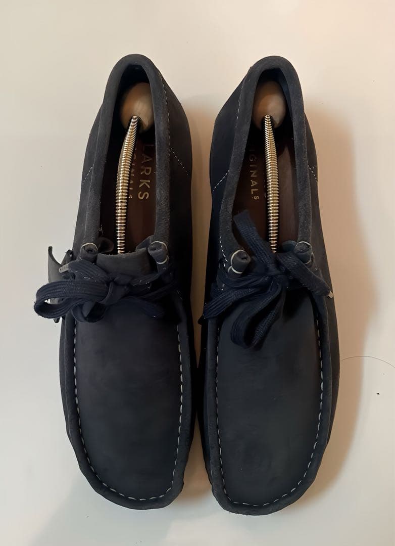 美品 箱付 Clarks ORIGINALS ワラビーブーツ
