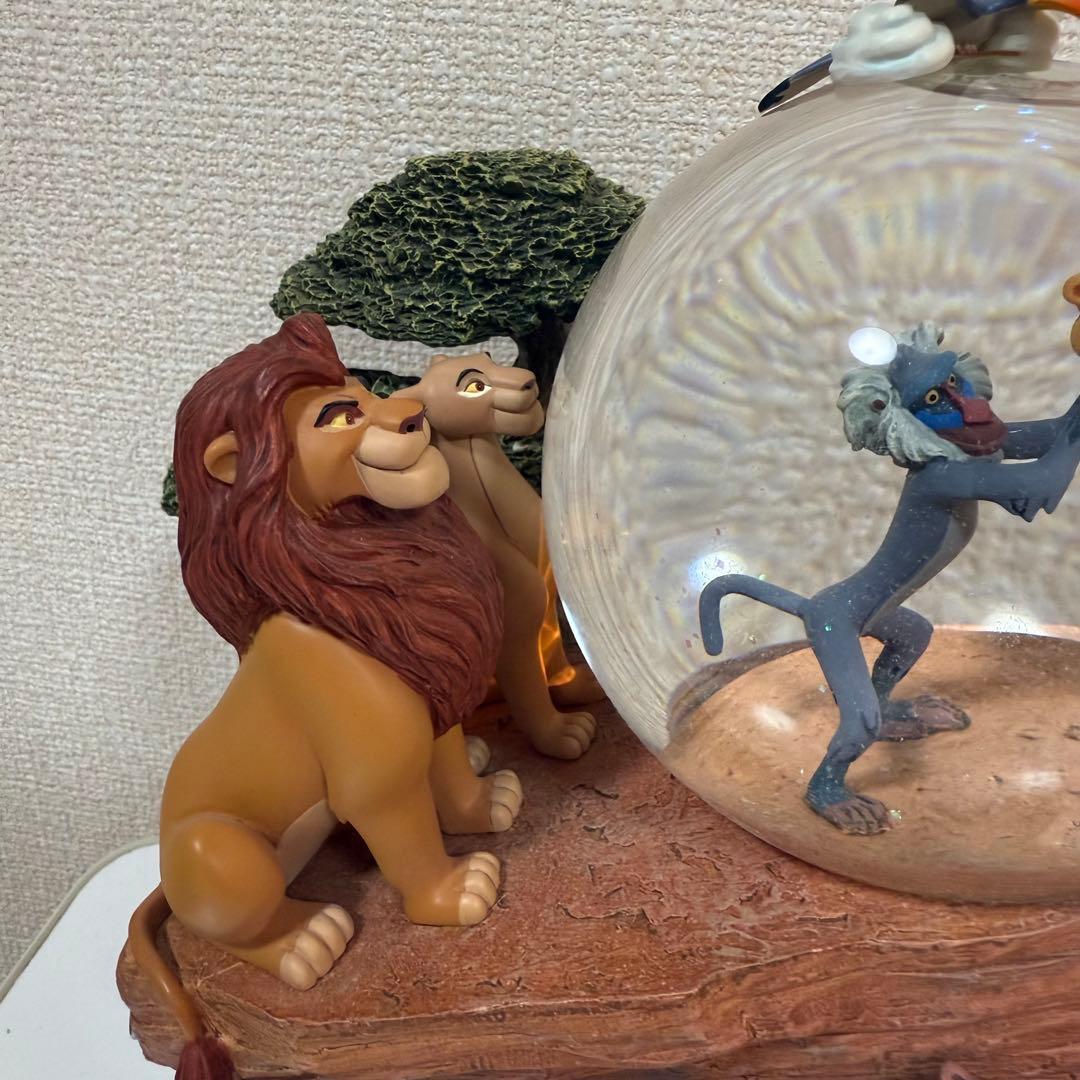ディズニー ライオンキング スノーグローブ スノードーム オルゴール