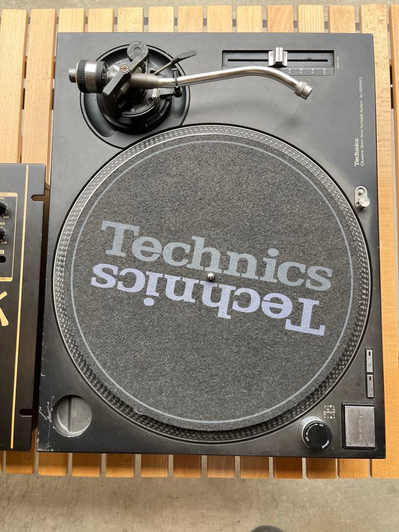 Technics ターンテーブル 2台とDJミキサーセット　テクニクス
